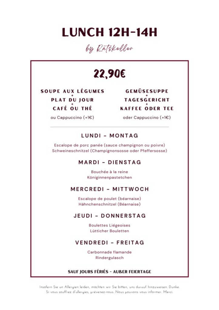 Voir Notre Menu Complet